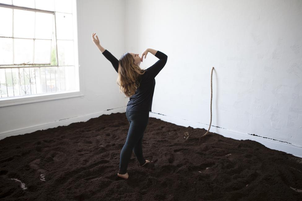 Monsters In Their Eyes, 12 hr durational performance with Ali Kheradyar, photo by Tasha Bjelic