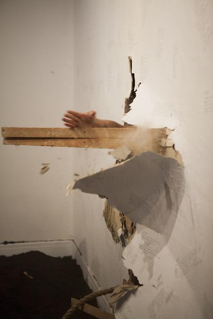 Monsters In Their Eyes, 12 hr durational performance with Ali Kheradyar, photo by Tasha Bjelic