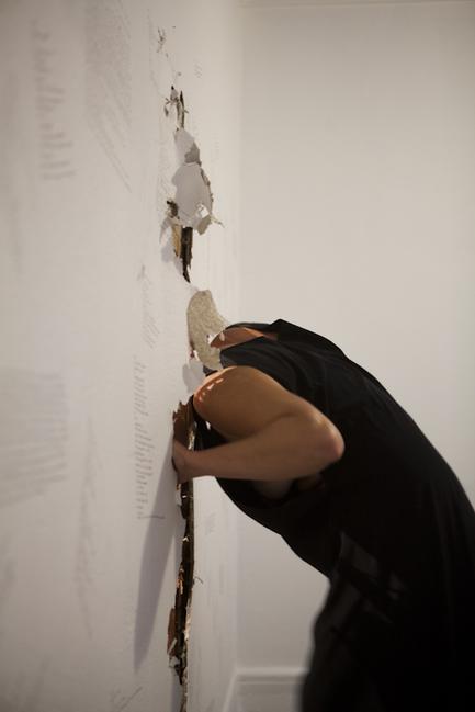 Monsters In Their Eyes, 12 hr durational performance with Ali Kheradyar, photo by Tasha Bjelic