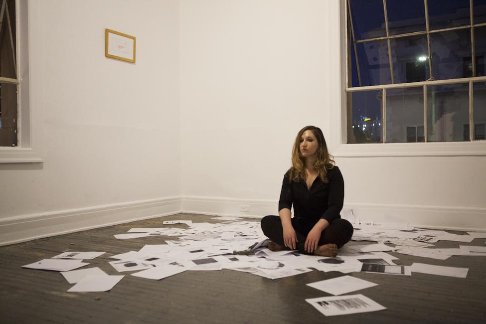 Monsters In Their Eyes, 12 hr durational performance with Ali Kheradyar, photo by Tasha Bjelic