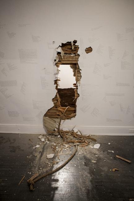 Monsters In Their Eyes, 12 hr durational performance with Ali Kheradyar, photo by Tasha Bjelic